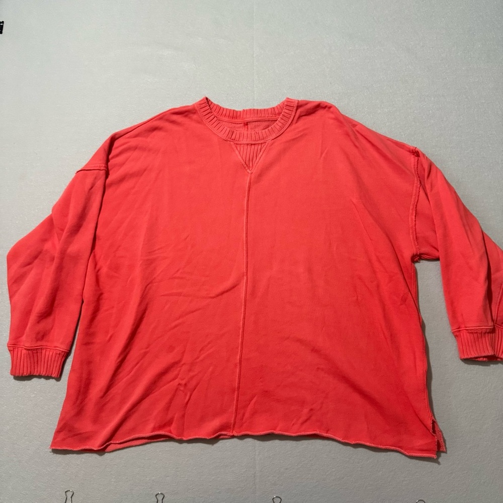 Aerie Vibrant Coral Knit Sweater